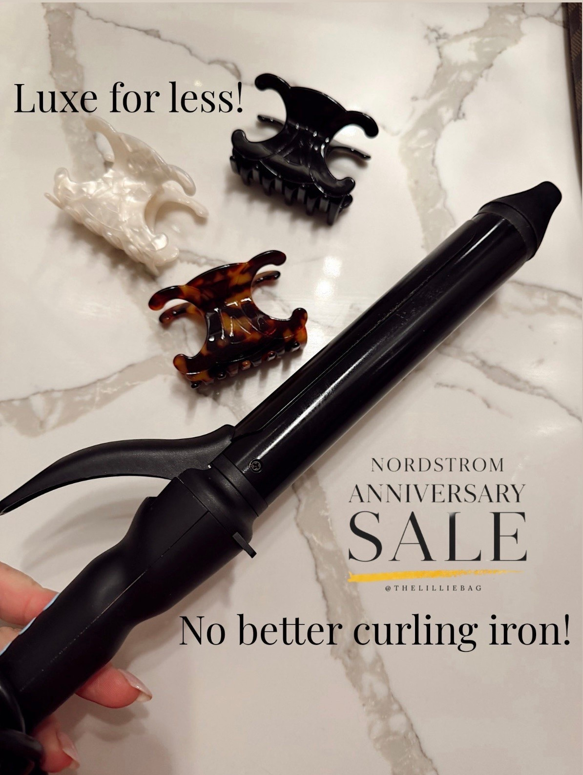 I use the 1.25”. There is no better curling iron! My go to! Clips are a luxe for less! 

Hair. Beauty. NSALE.

#LTKgrwm #LTKootd #LTKSaleAlert