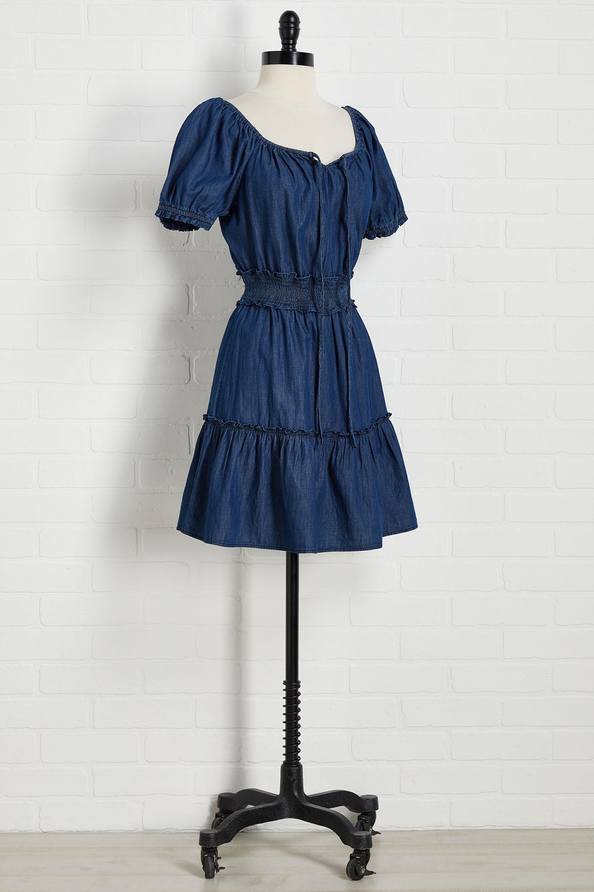 dazzle in denim dress | Versona