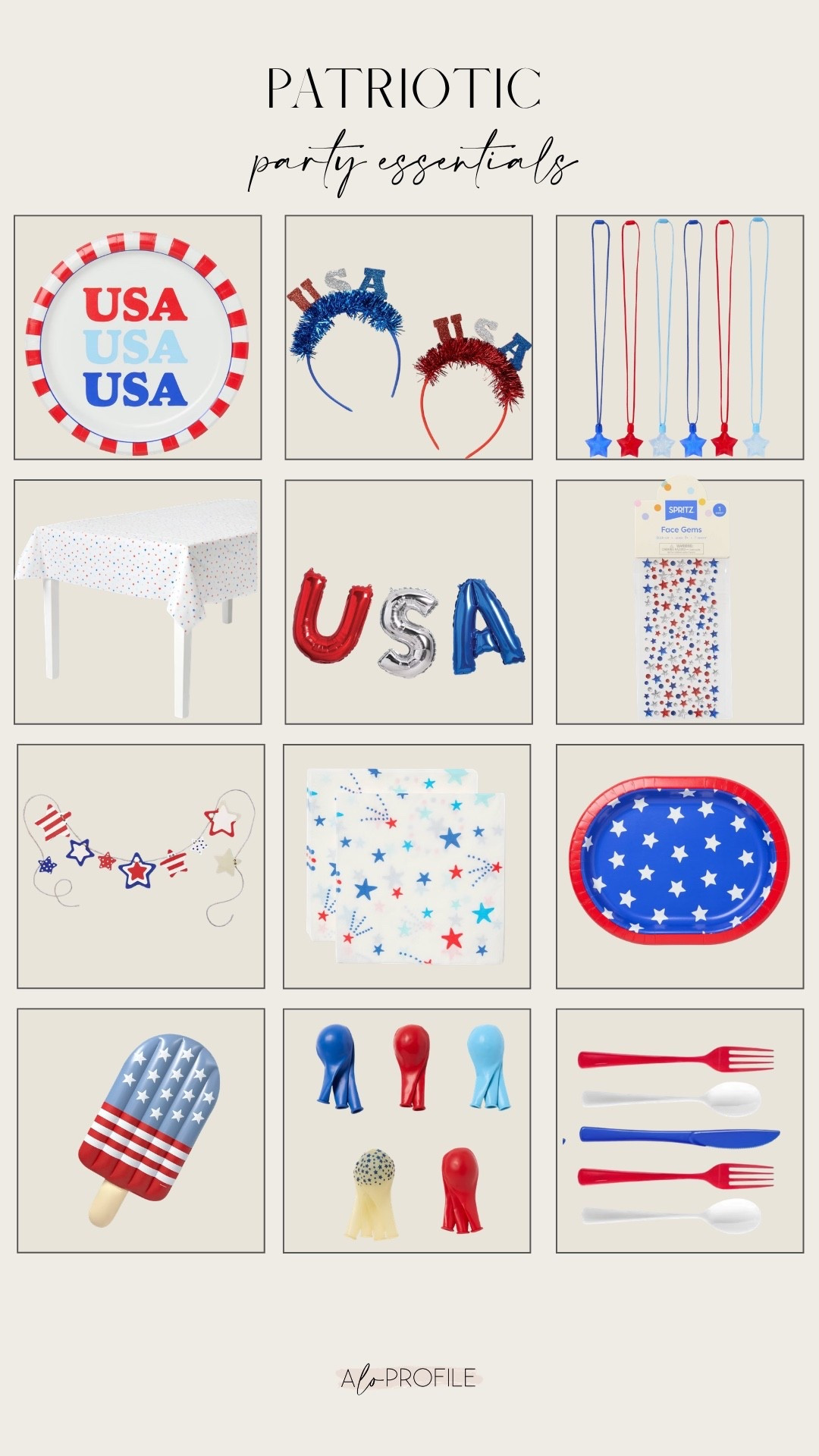 Americana Party Essentials 🇺🇸⭐️💙🍓target, target finds, 4th of July, 4th of July decor, 4th of July hosting essentials, party decor, summer decor, Independence Day, Independence Day decor, USA party decor, target Fourth of July decor