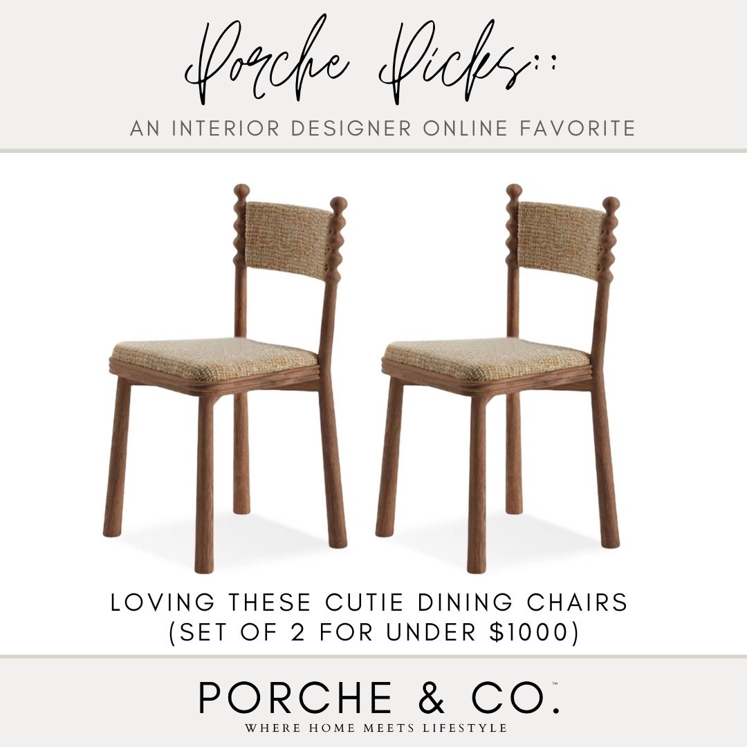 These cutie dining chairs are EVERYTHING. The set of 2 is just $900 from Wayfair. These lend themselves perfectly to the Modern Classic transitional aesthetic lending a touch of vintage to any dining table space 🤍

#LTKHome #LTKStyleTip
