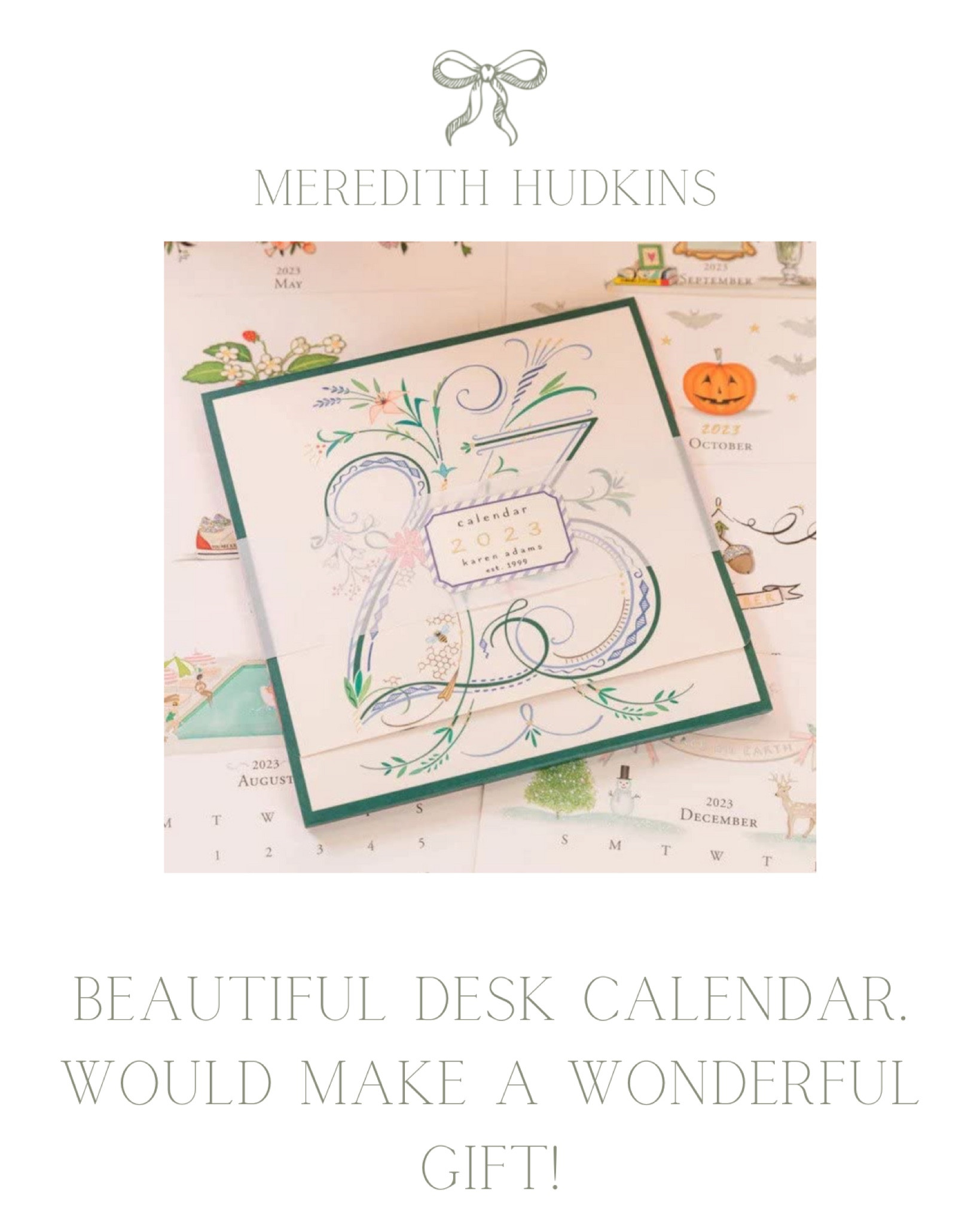 Karen Adams 2025 Calendar bell tabitha