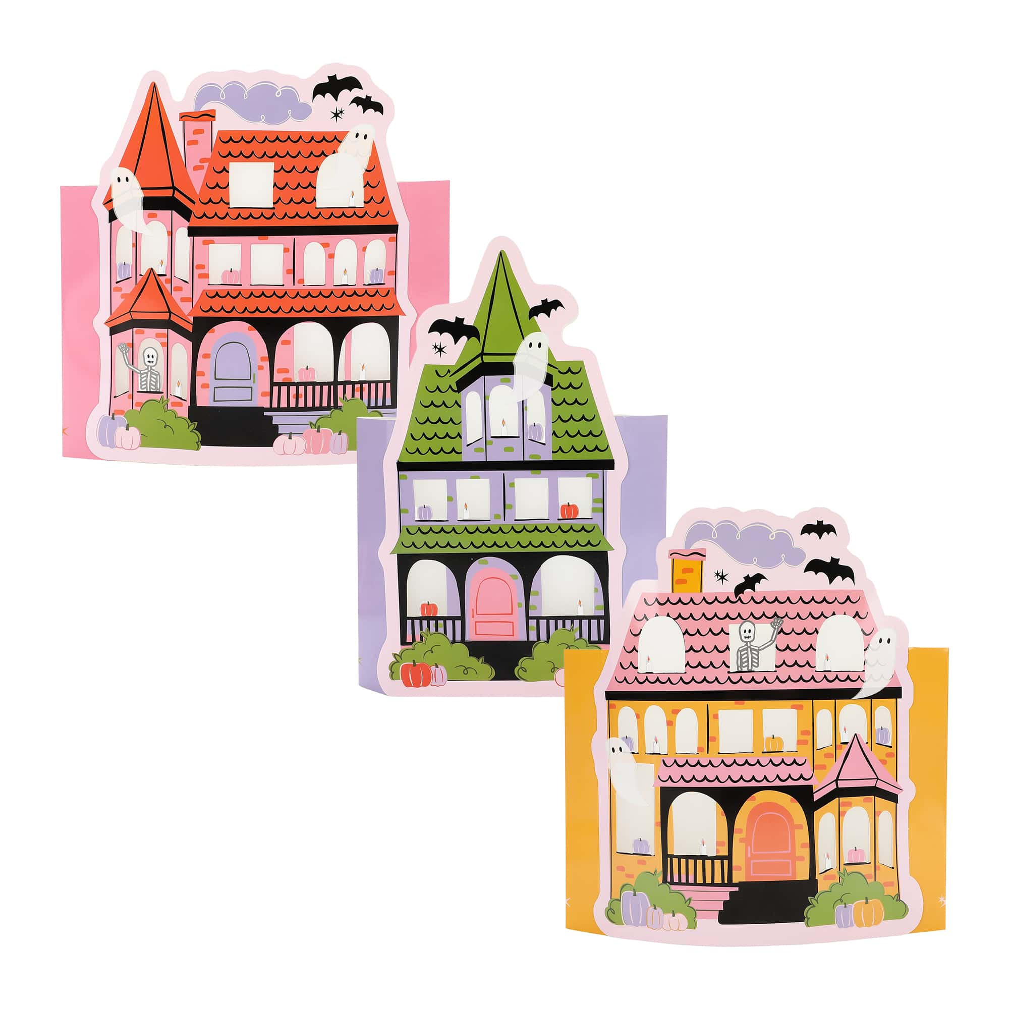 Haunted House Pop-Up Paper Houses (Table Decor) | Packed Party