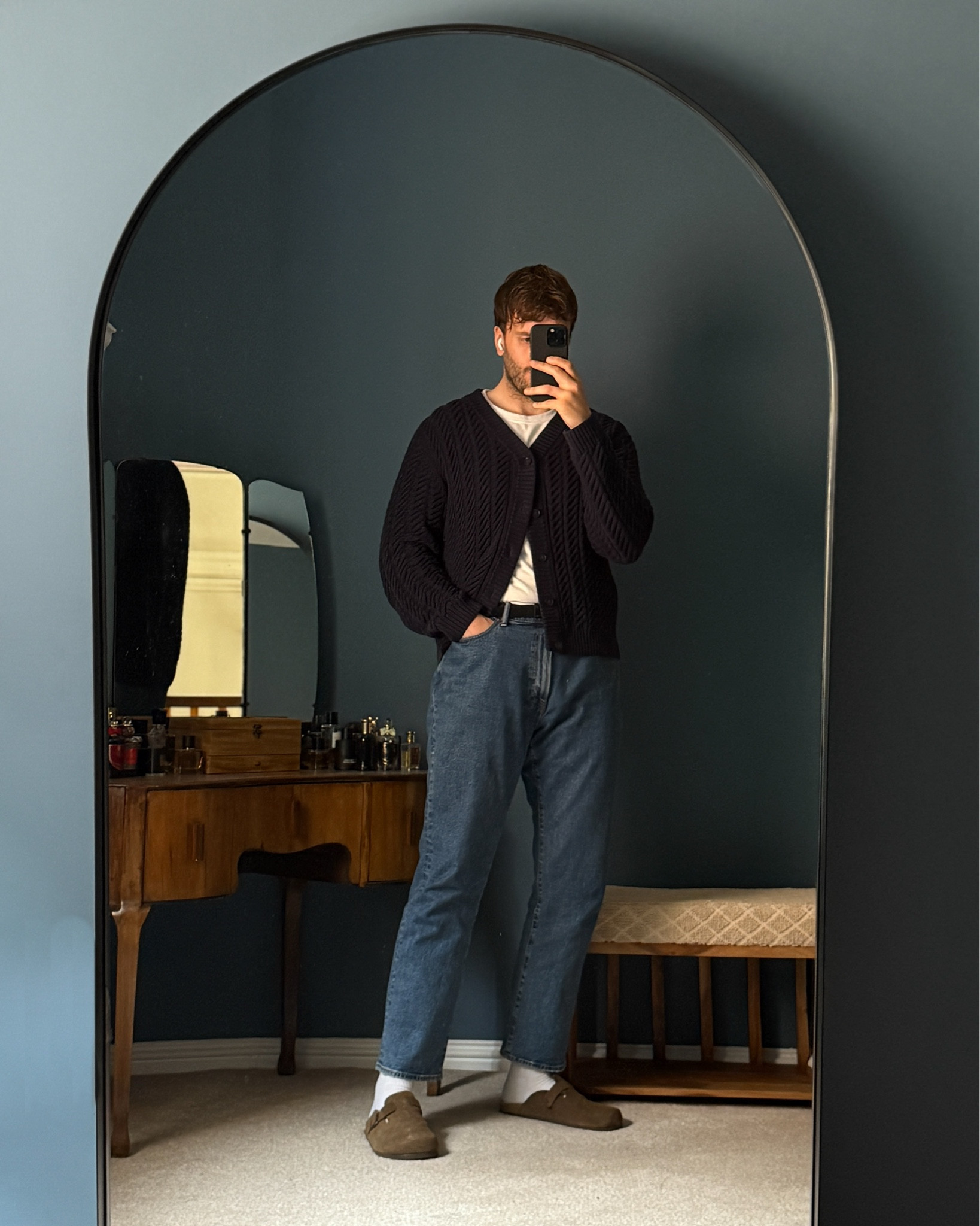 Casual outfit Birkenstock Ralph Lauren Abercrombie straight fit jeans Boston mule clogs white t shirt 

#LTKeurope #LTKuk #LTKmens