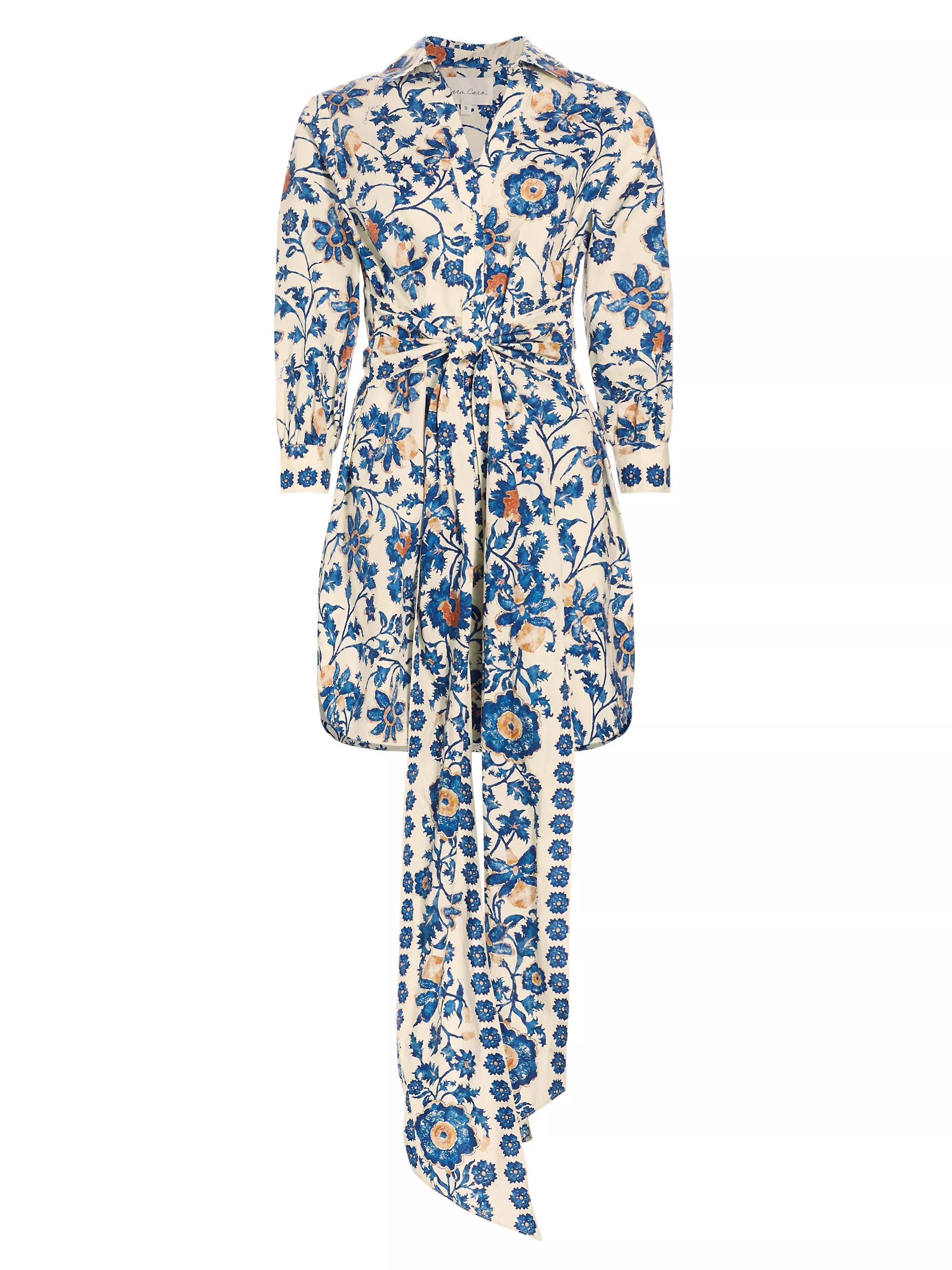 Leighton Floral Poplin Shirtdress | Saks Fifth Avenue