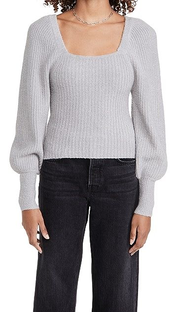Kimberly Square Neck Ribbed Sweater | Shopbop