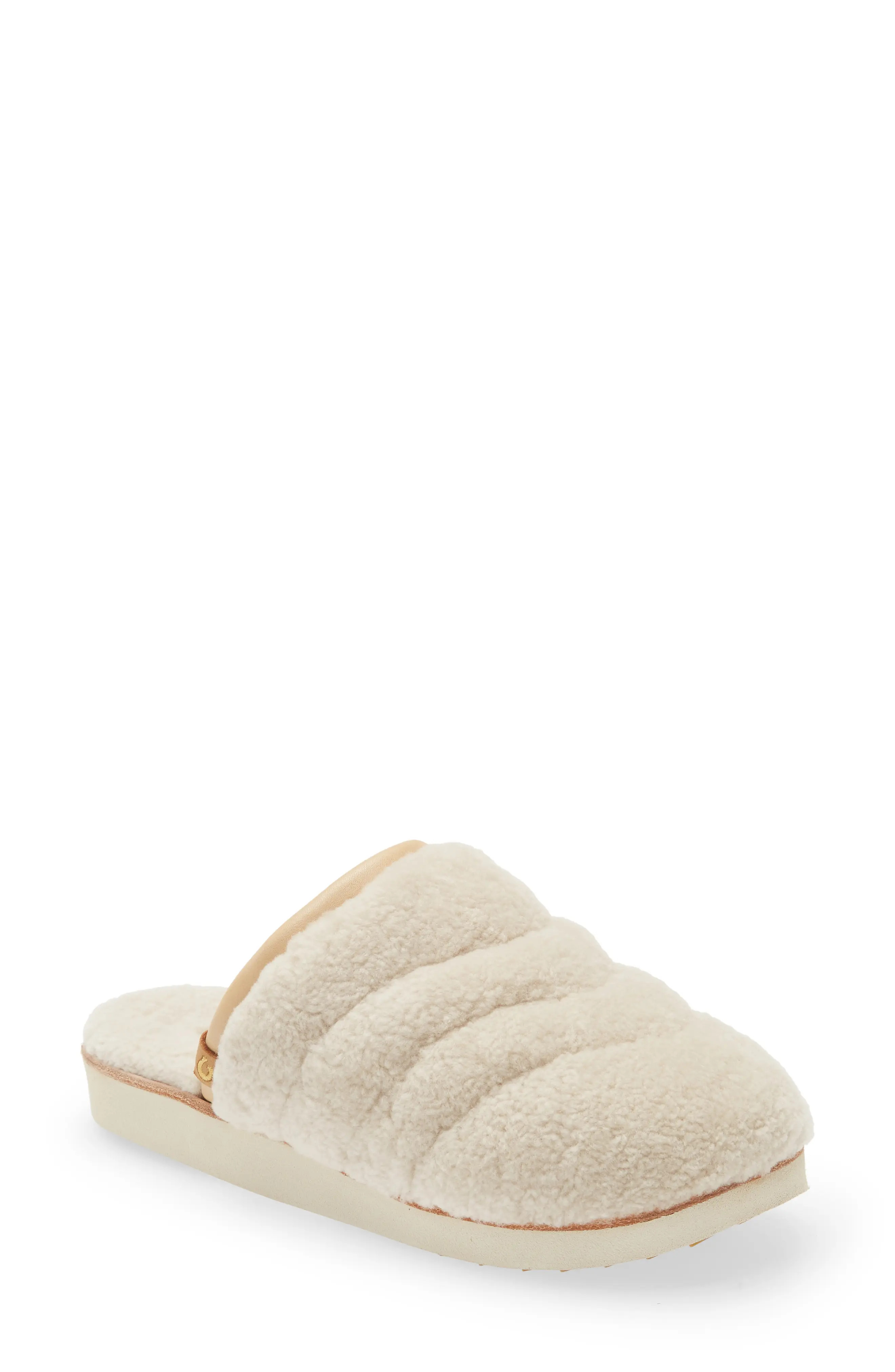 Pupu Mua Genuine Shearling Scuff Slipper (Women) | Nordstrom | Nordstrom
