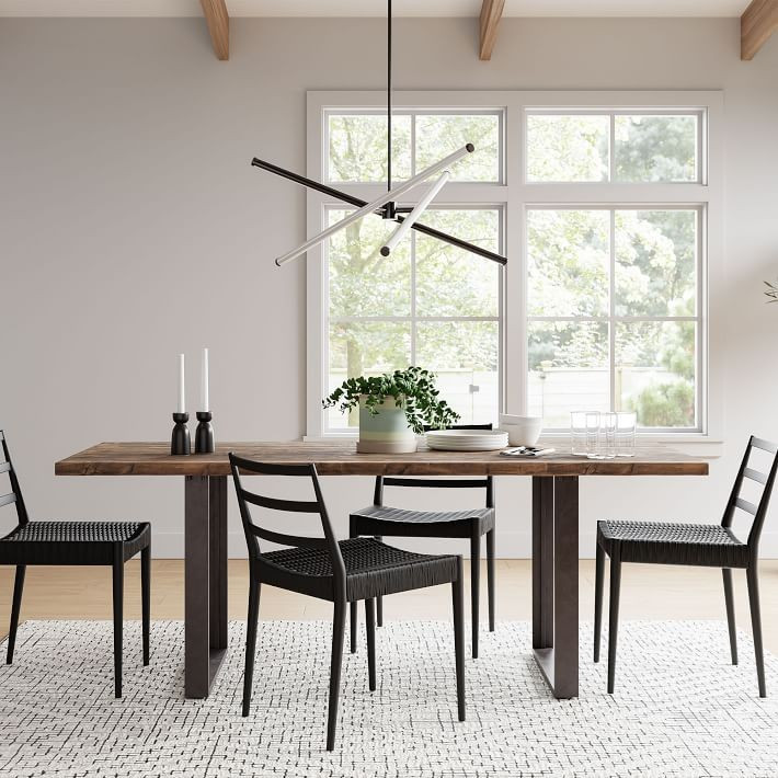 Tompkins Industrial Dining Table | West Elm (US)