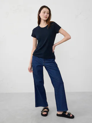 Timeless Crew-Neck T-Shirt | Banana Republic Factory