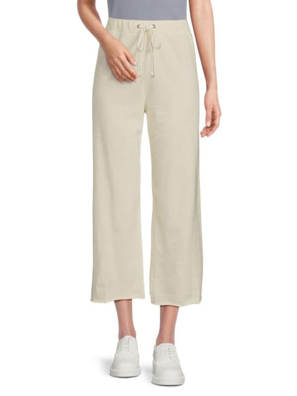 Drawstring Cropped Sweatpants | Saks Fifth Avenue OFF 5TH