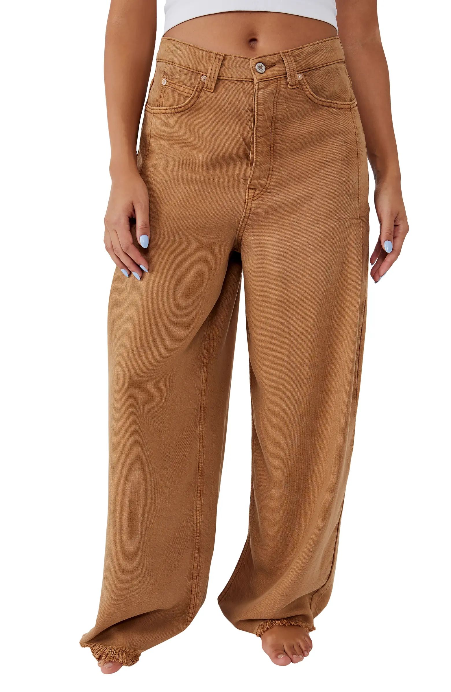 We the Free Old West Slouchy Wide Leg Jeans | Nordstrom