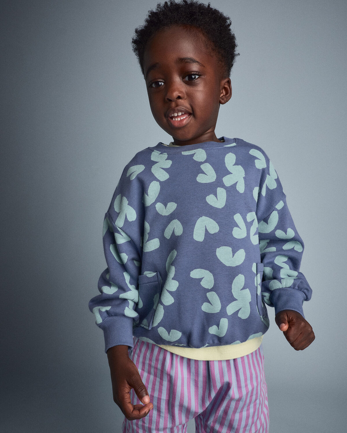 Toddler Otter Sweatshirt\u2122 with Pockets in Abstract Print - Slate Blue - Otter Avenue | Carte... | Carter's Inc