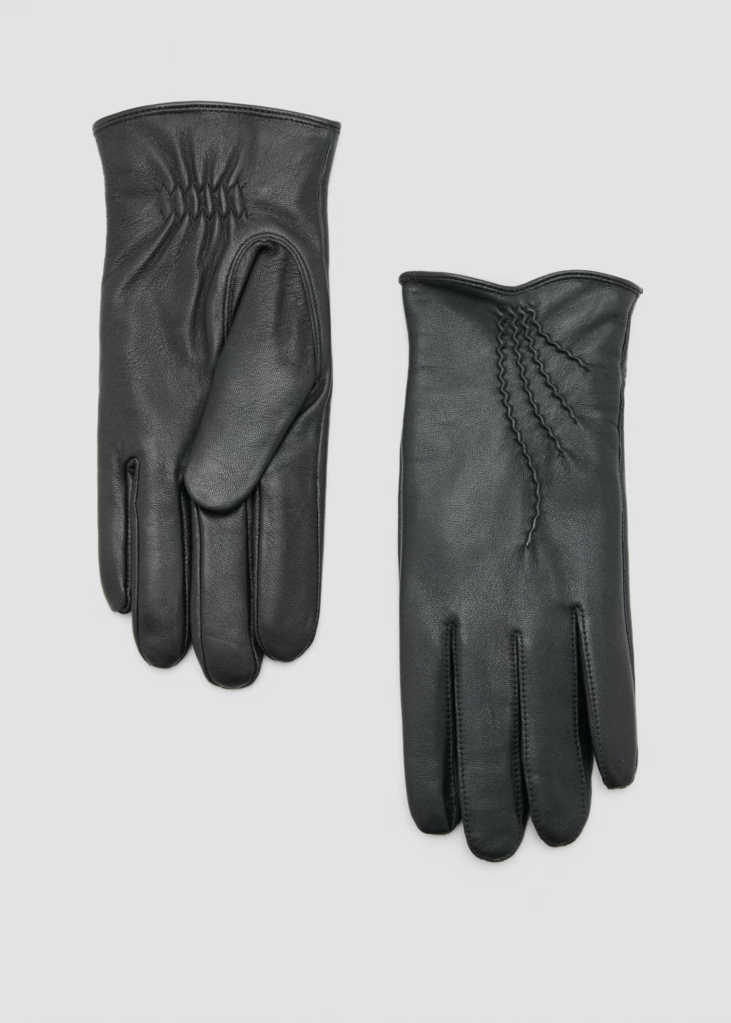 Leather gloves | MANGO (UK)