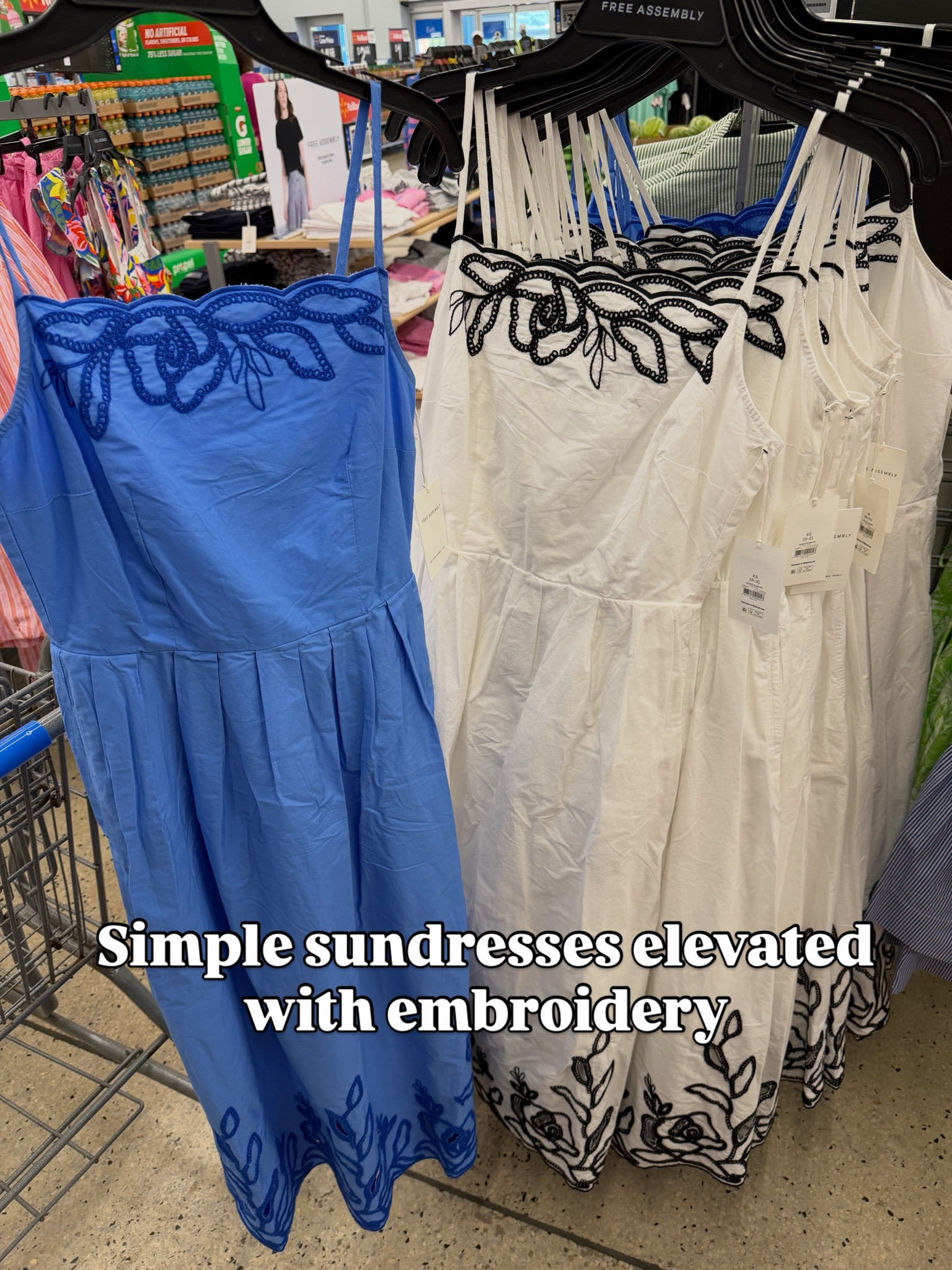 Walmart dresses with embroidery detail #walmartfashion
