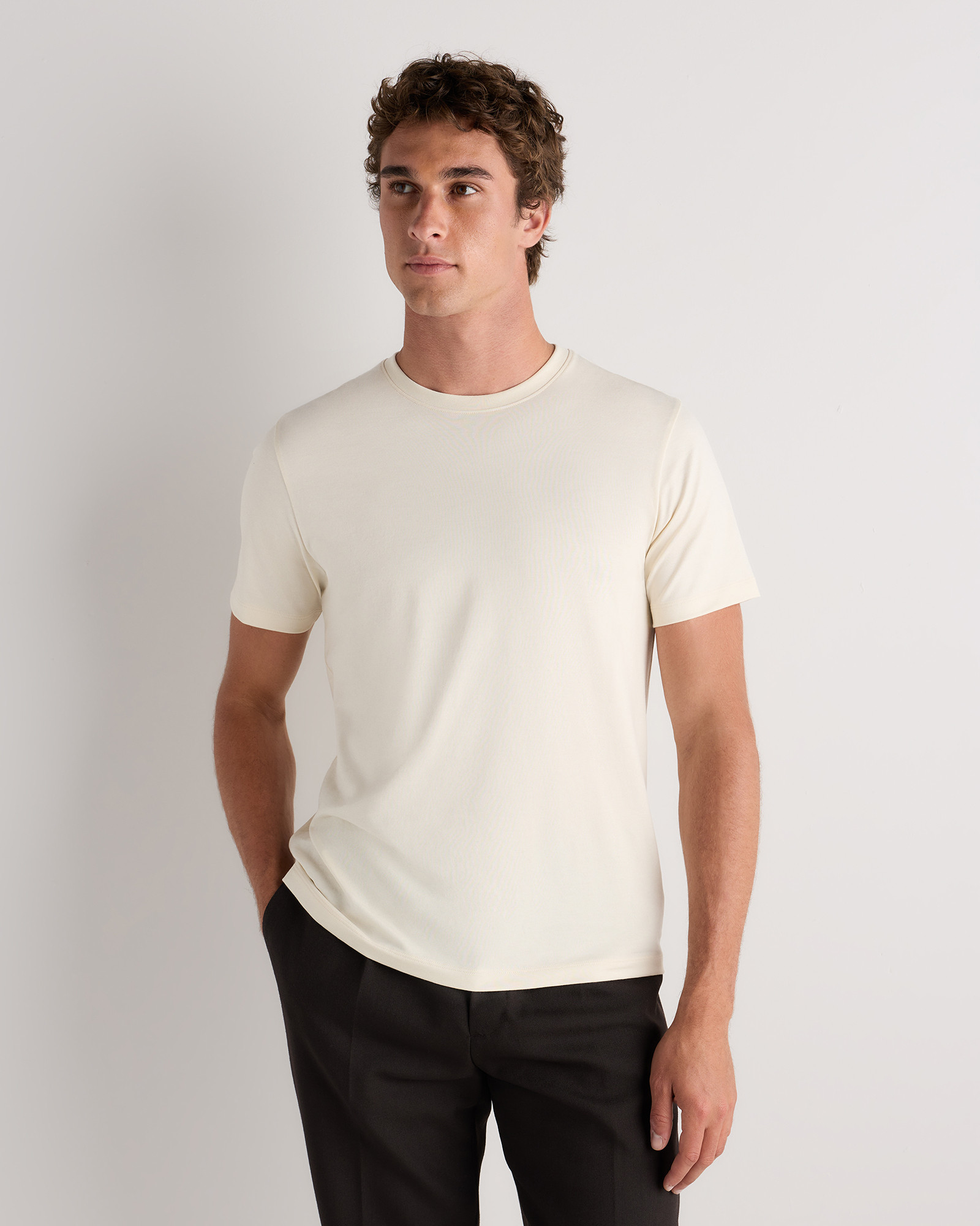 Quince | Men's 100% Pima Cotton Luxe Touch T-Shirt in Deep Navy, Size XL | Quince