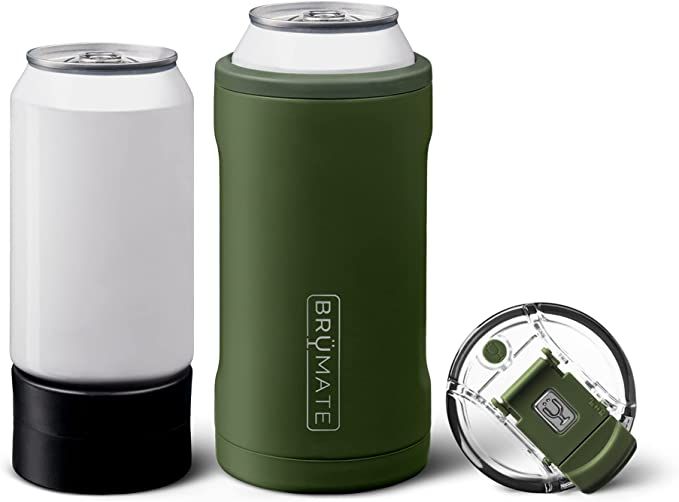 BrüMate Hopsulator Trio 3-in-1 Insulated Can Cooler for 12oz / 16oz Cans + 100% Leak Proof Tumbl... | Amazon (US)