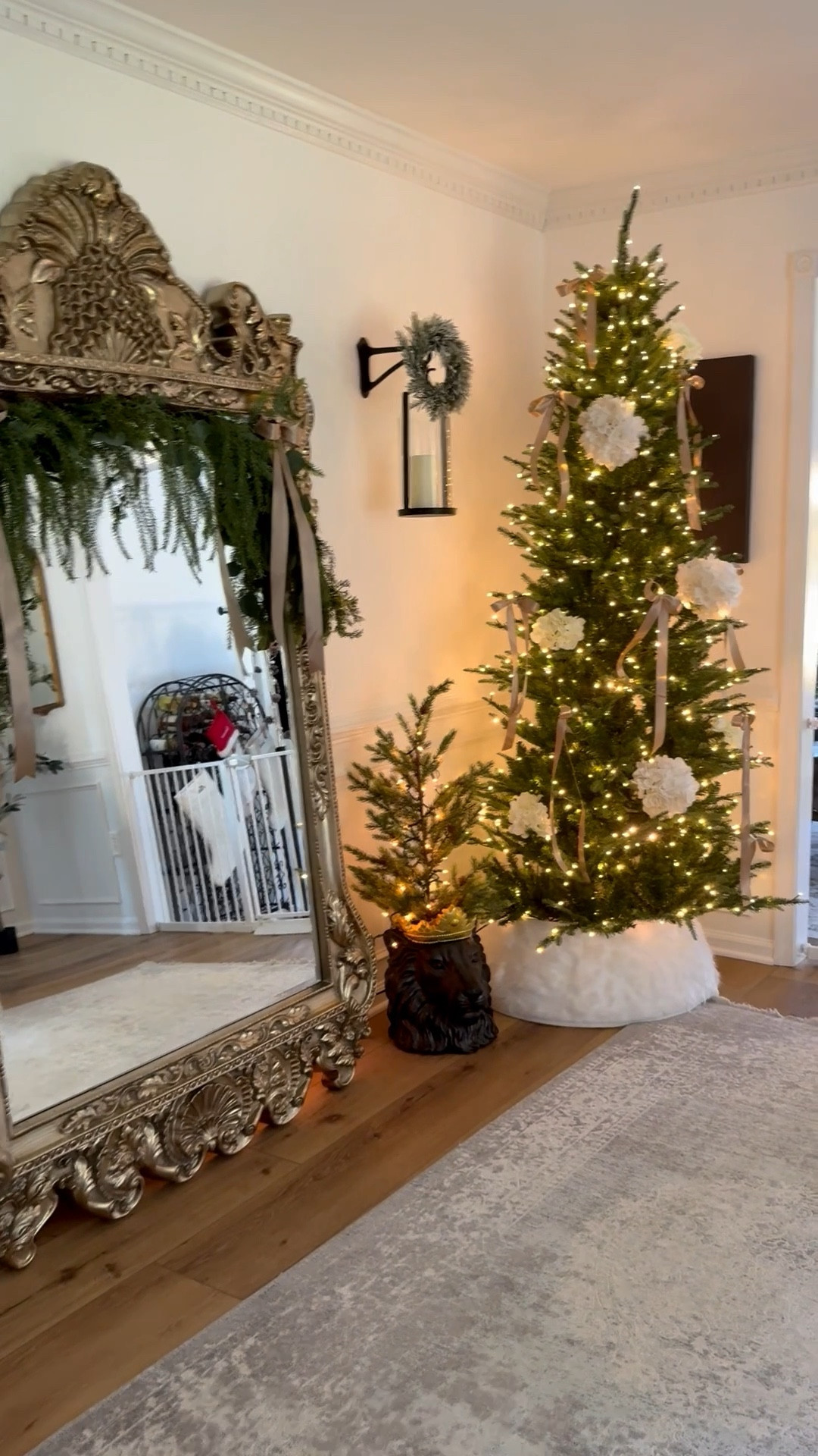 Home Depot Christmas tree, floor mirror, Christmas decor

#LTKHoliday #LTKHome