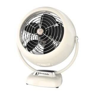 Vornado Vfan 12 in. Vintage Air Circulator Fan, Vintage White | The Home Depot