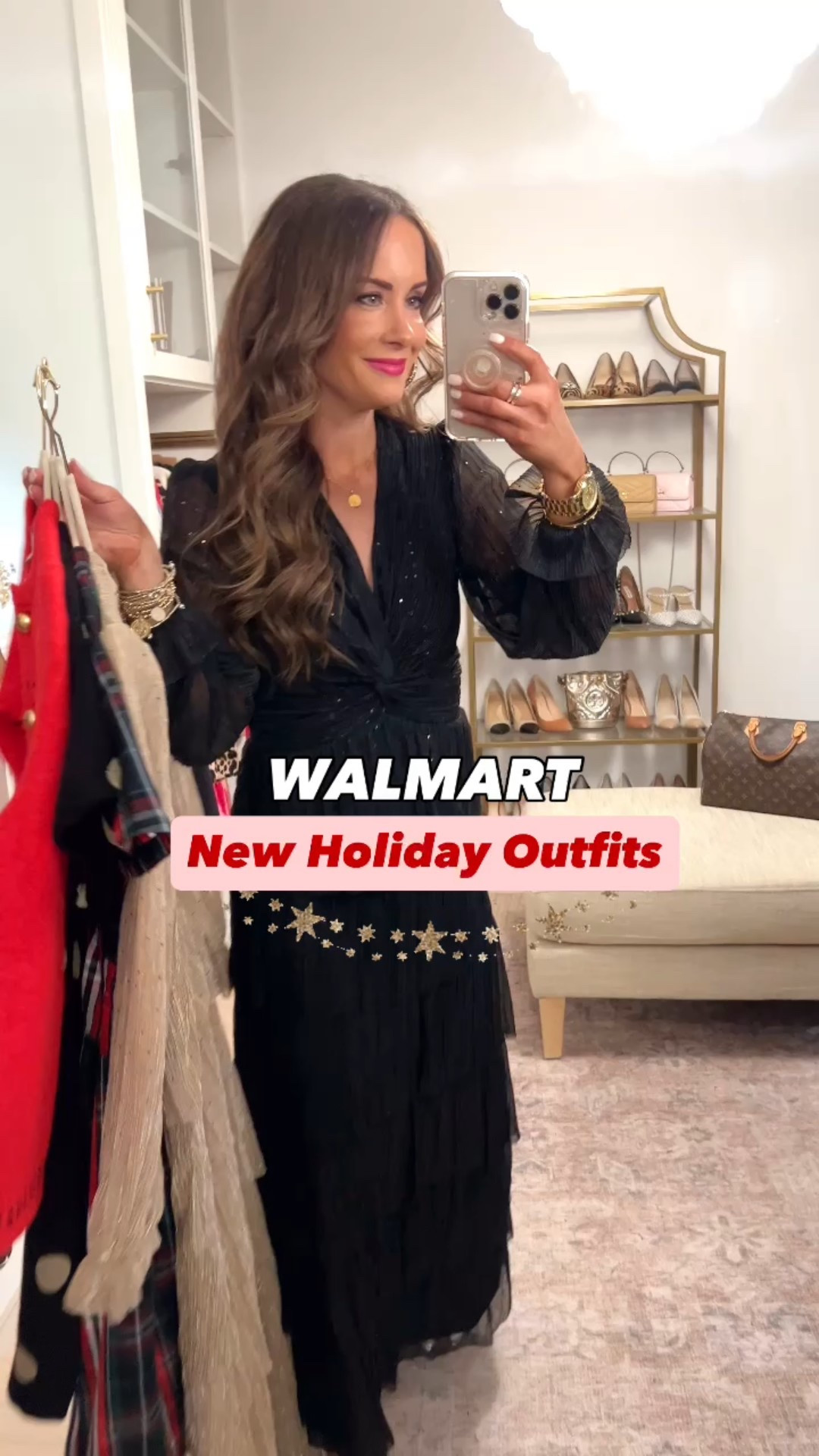 New holiday finds!!! everything is true to size but in the taffeta  spaghetti strap we suggest size down and then in the polkadot sweater dress size up if between (had a small on in that). 