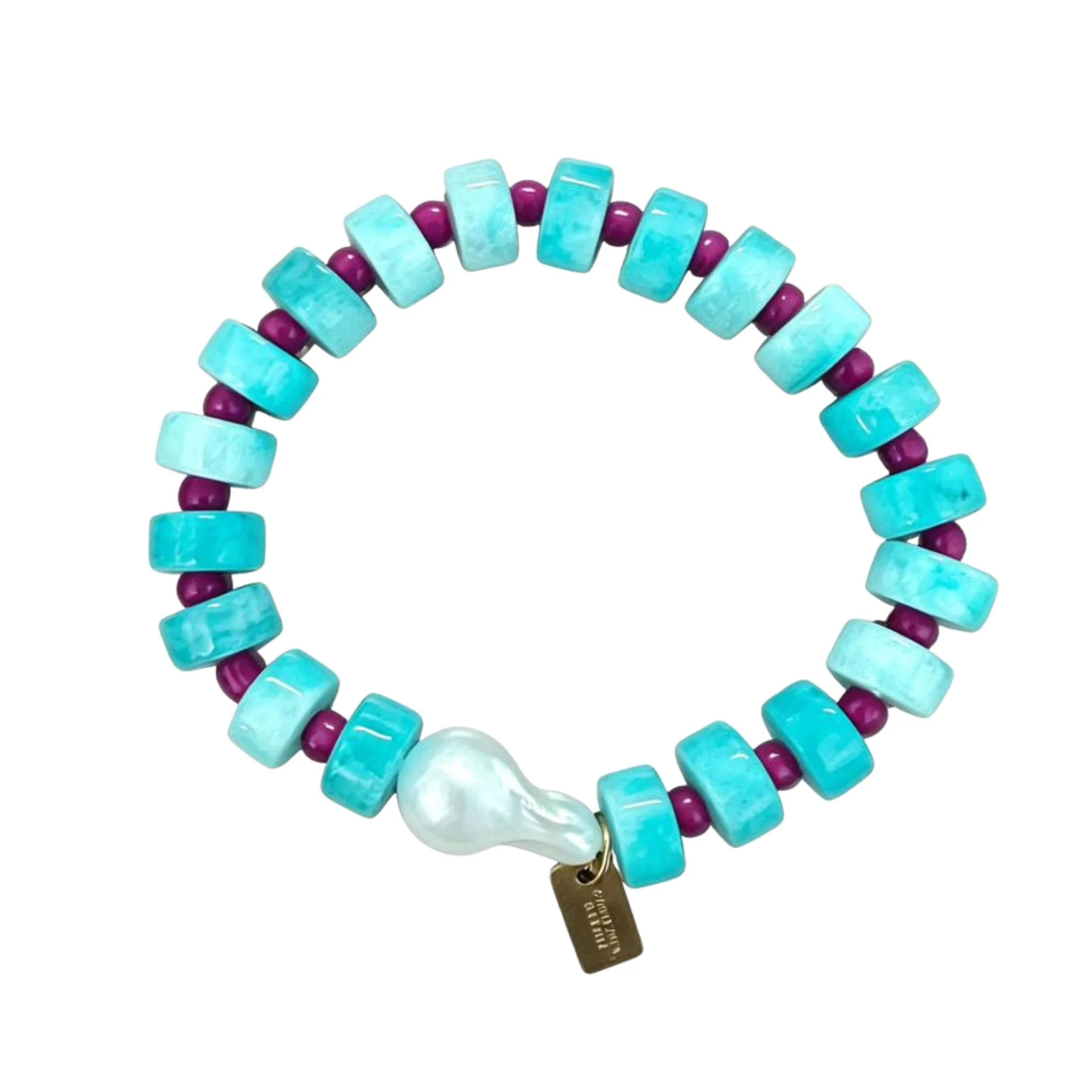Lighthearted Baroque Pearl Beaded Bracelet | Christina Greene LLC