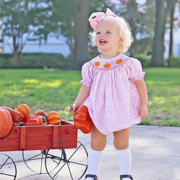 Light Pink Floral Pumpkin Bubble | Classic Whimsy