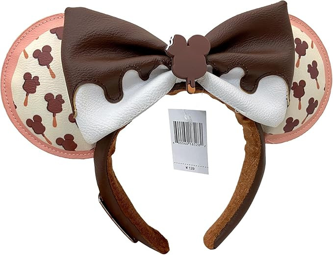 Mouse Ear Bow Headbands,Ice Cream Bar Scented Bow Valentine's Day Hairbands,Glitter Party Christm... | Amazon (US)