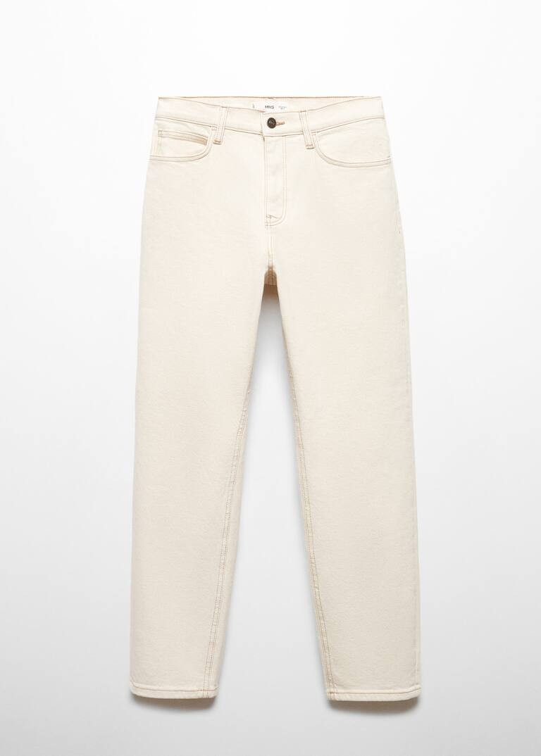 Mom comfort high-rise jeans -  Women | Mango United Kingdom | MANGO (UK)