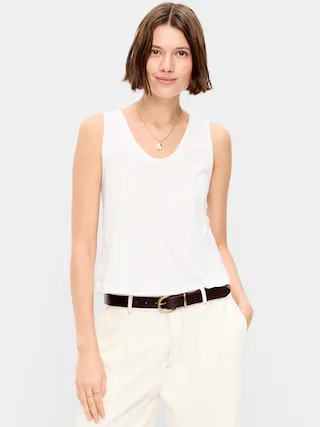 Relaxed Scoop-Neck Tank Top | Old Navy (US)
