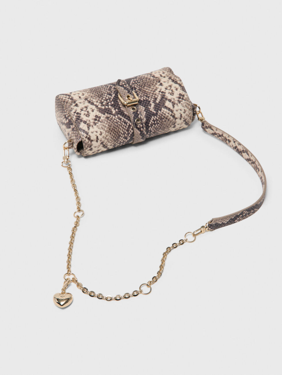 Python-effect Miss M Walk bag Natural for Women | Maje | Maje EU
