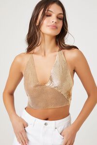 Chainmail Halter Body Chain Bralette | Forever 21 (US)