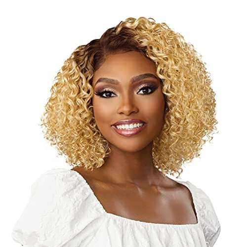 Sensationnel Dashly Lace Front Wig - Unit 30 Hand Tied Laceparting Ear to Ear Synthetic (BALAYAGEHAZELNUT) | Amazon (US)