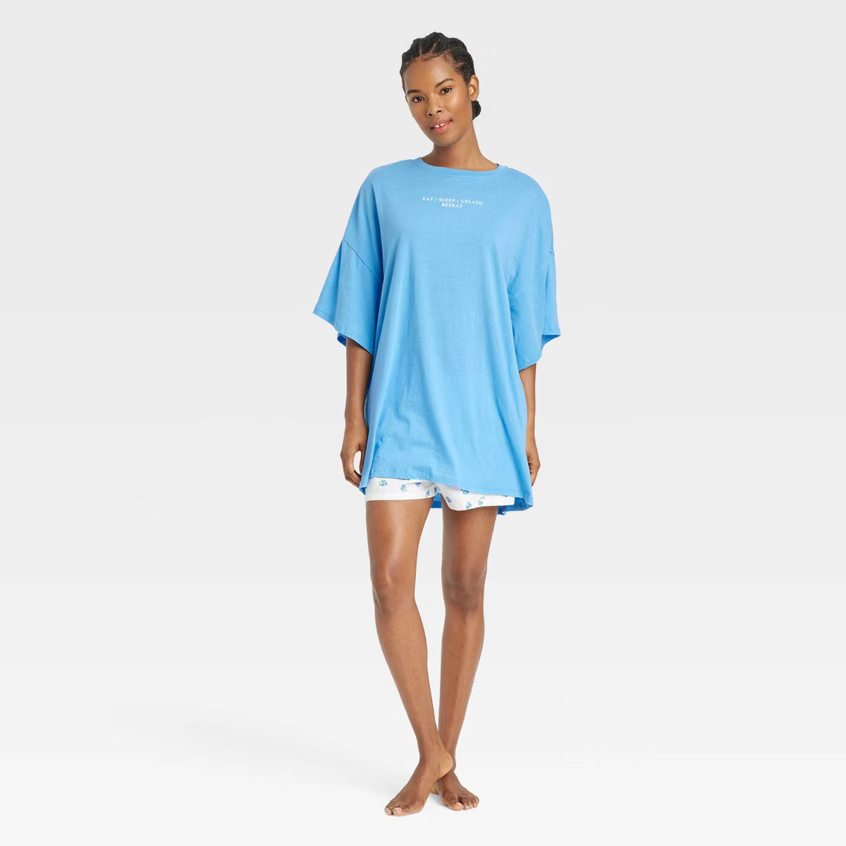 Women's Oversized T-Shirt Sleep Dress - Colsie™ | Target