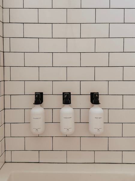 Simple Solutions to keeping your guest or kids bathroom simple.

Wall mounted bottles for the win! 🤍

#LTKhome #LTKxPrime #LTKfindsunder50