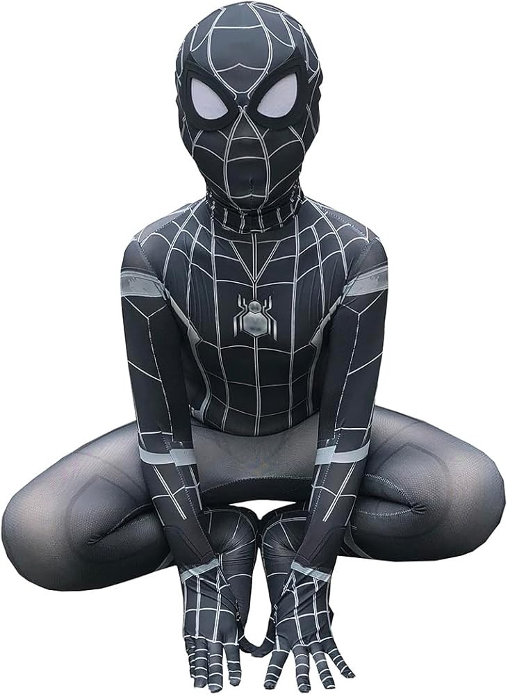 Boys Superhero Suit Spandex Bodysuit Jumpsuit Halloween Cosplay Costumes | Amazon (US)