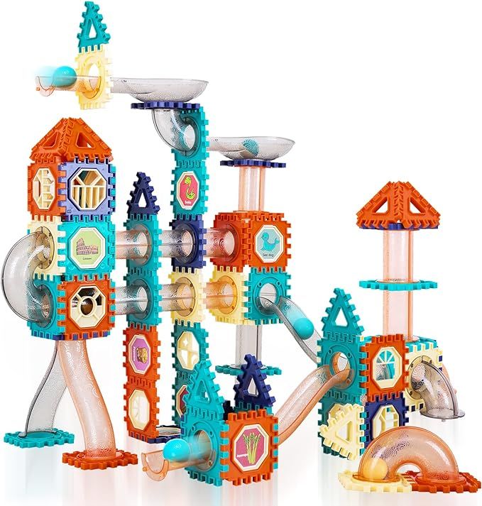 Moonsteps STEM Building Blocks Set for Kid, 156pcs Snap Tiles Building Toys for Kids Ages 4-8, Ea... | Amazon (US)