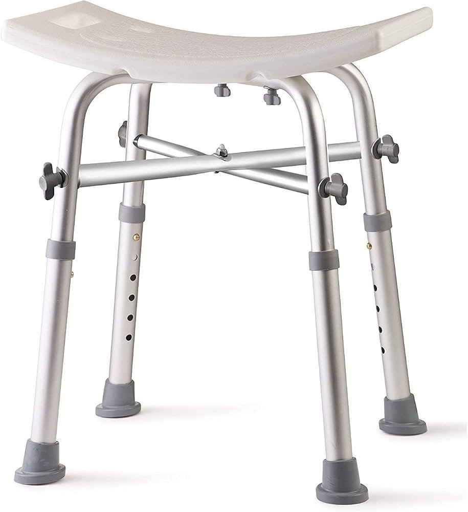 Dr. Kay’s Adjustable Bath Chair with Unique Heavy Duty Crossbar Supports, Shower Stool, Bathroom Cha | Amazon (US)
