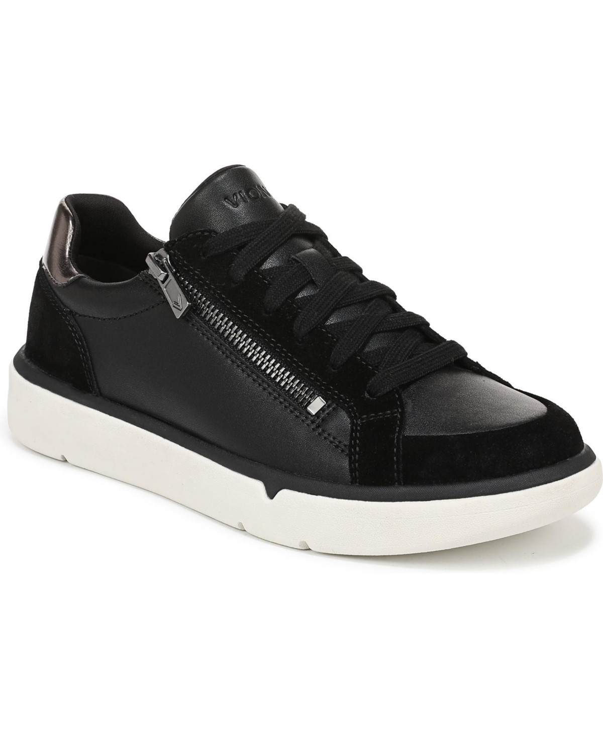 Vionic Womens City Walk Axs Walking Shoes - Black leather | Macy's
