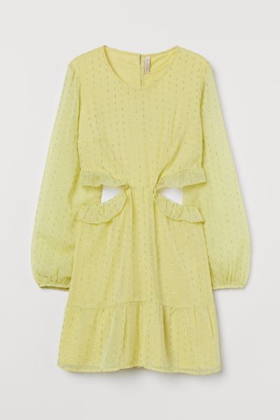 Chiffon Cut-out Dress | H&M (US)