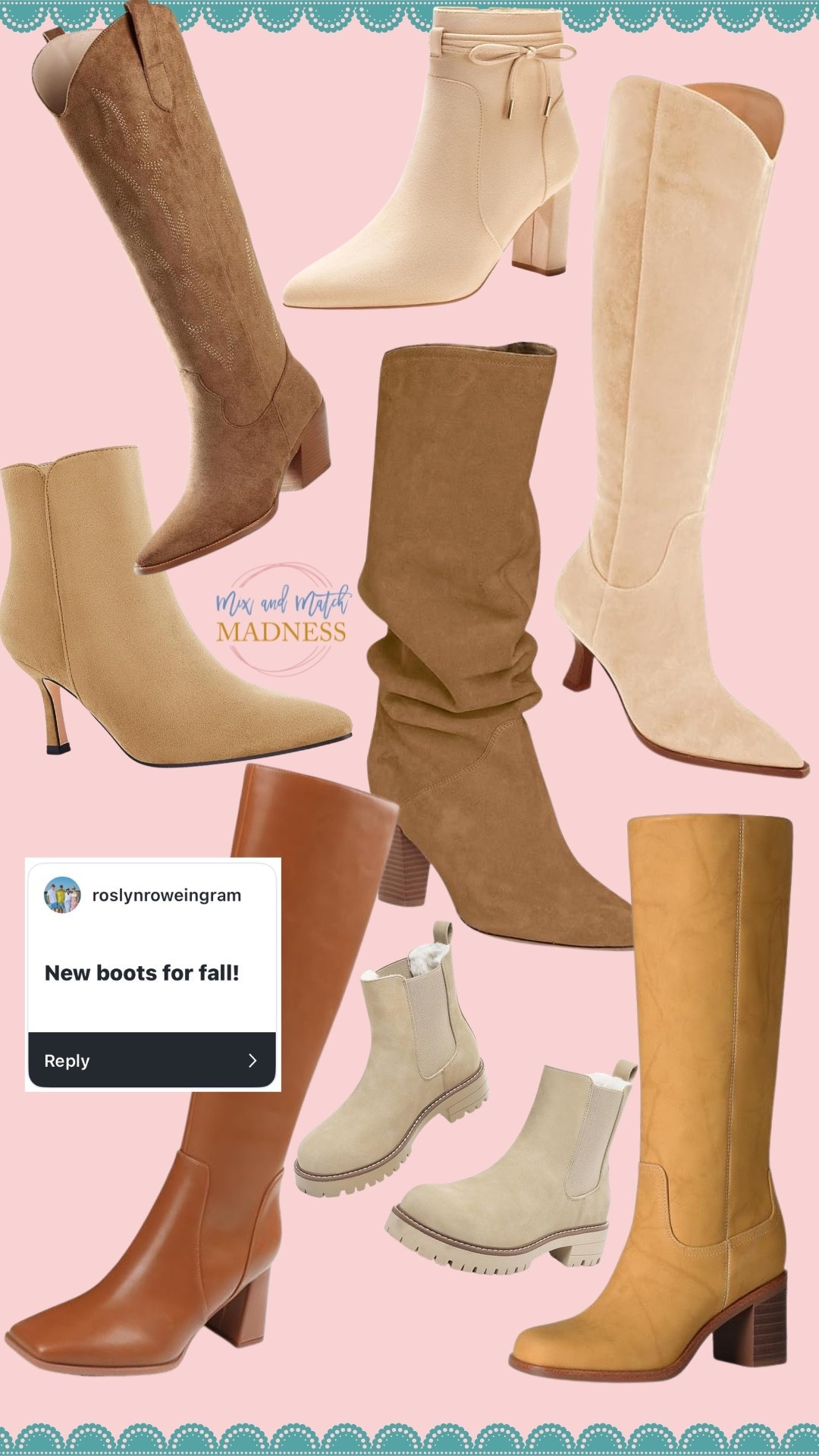New fall boot styles are here - looooove.