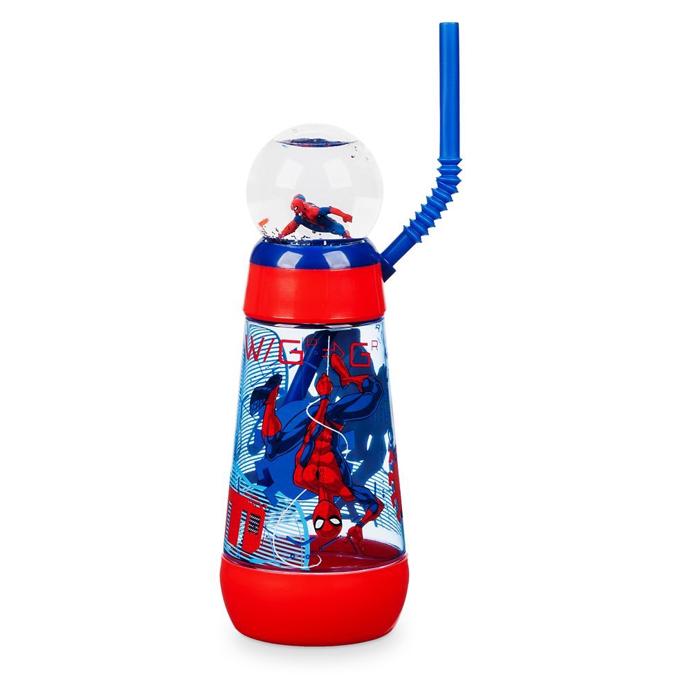 Spider-Man Snowglobe Tumbler with Straw | Disney Store