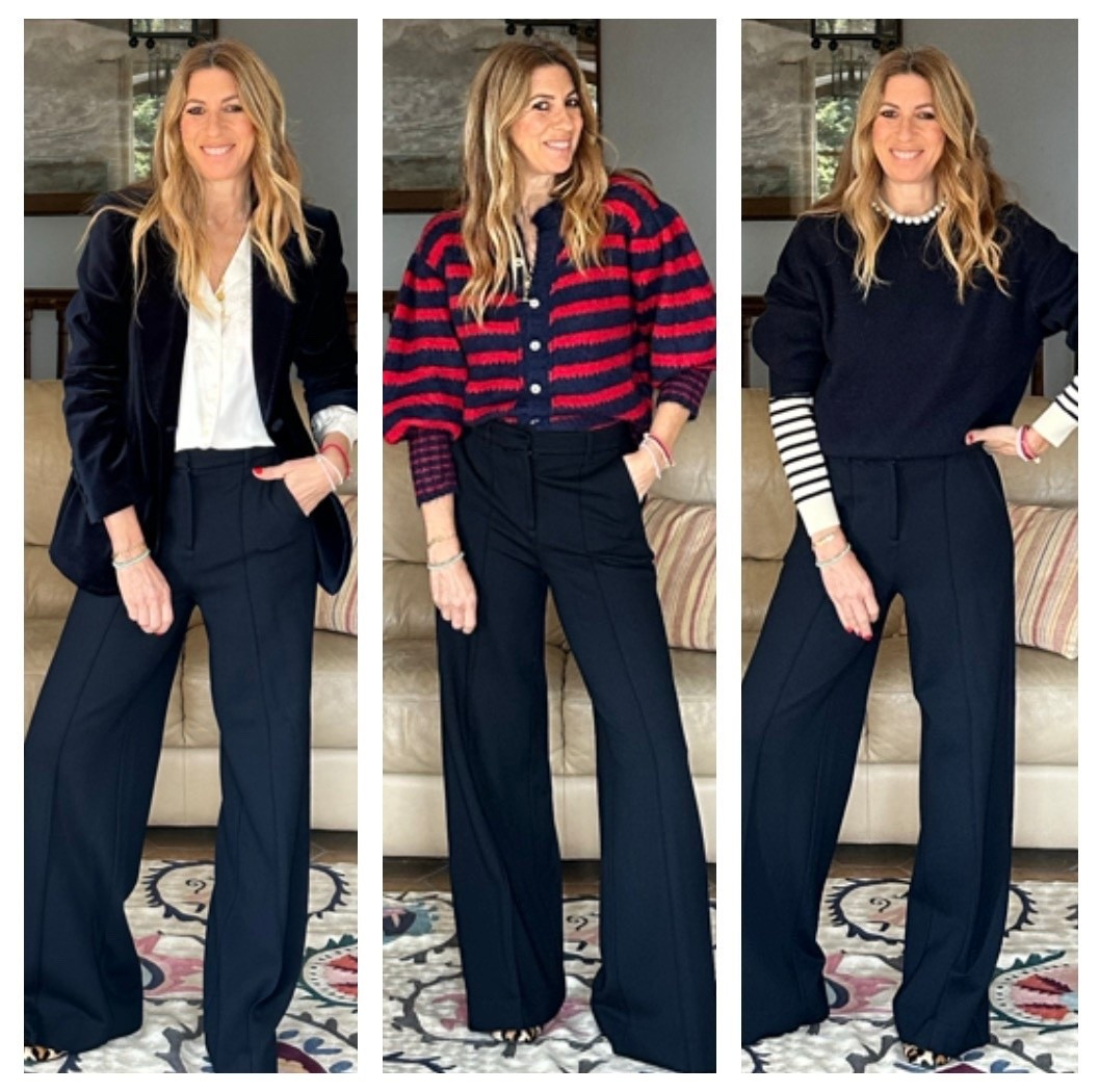 Styling navy trousers for work I am wearing the 8 short. I’m 5’6” and uk 8-10 @meandem #officelooks #workwear #navytrousers

#LTKuk #LTKover50style #LTKworkwear