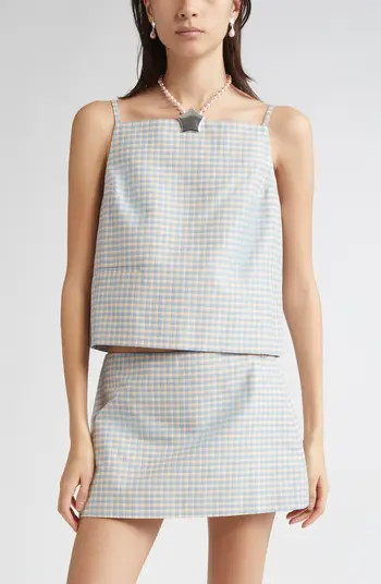 Sandy Liang Cecilia Gingham Top | Nordstrom | Nordstrom