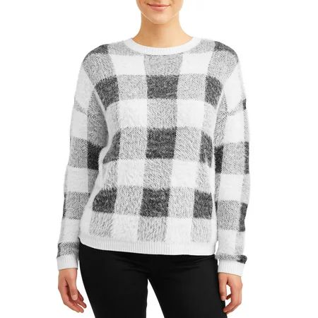 Time and Tru Women's Eyelash Pullover | Walmart (US)