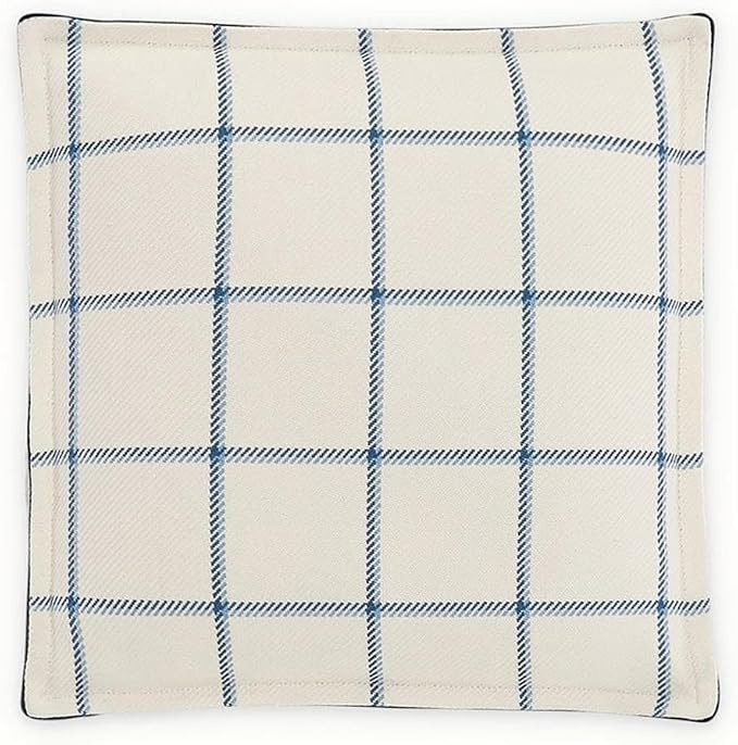 Michael Amini, Set of 2 Newport Throw Pillow, Square, White | Amazon (US)