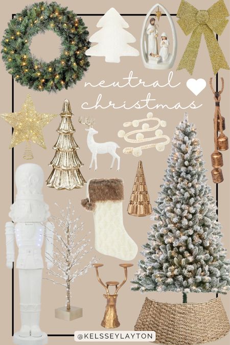 Neutral Christmas decor, Walmart home decor, Walmart Christmas decor, holiday decor, Christmas decorations, Walmart holiday, Christmas tree 

#LTKHoliday #LTKhome #LTKfindsunder50
