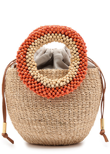 Carmen mini raffia bucket bag | Harvey Nichols 
