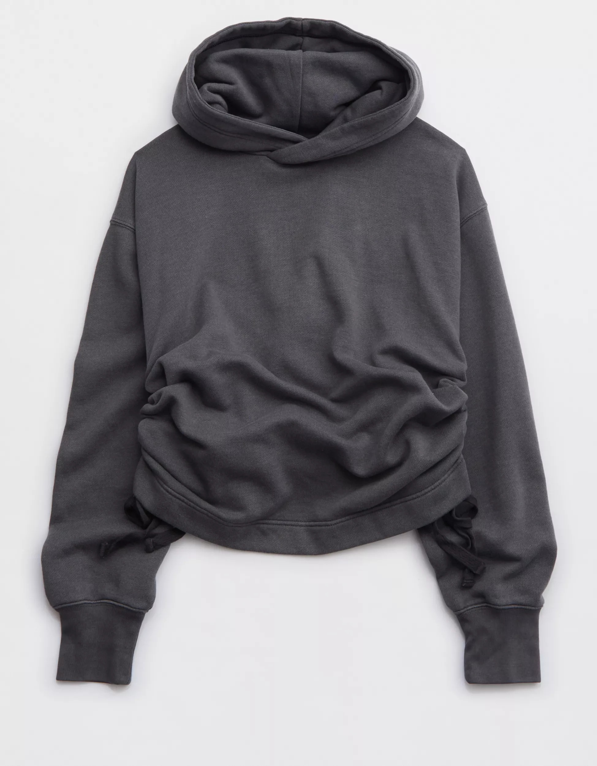 Aerie Side Ruched Hoodie | Aerie