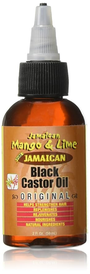 Jamaican Mango & Lime Black Castor Oil, Original, 2 Fl Oz | Amazon (US)