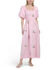 Embroidered Maxi Dress | TJ Maxx