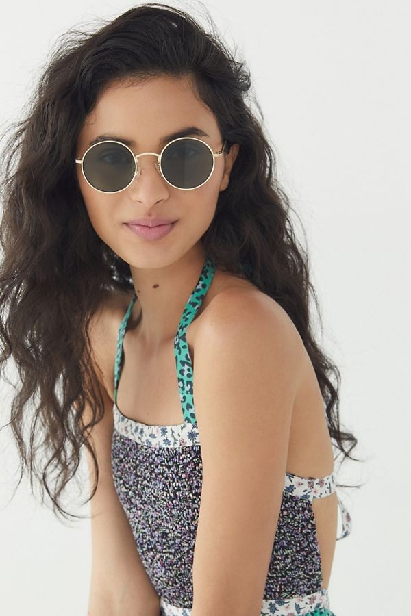 Rayanne Metal Round Sunglasses | Urban Outfitters (US and RoW)