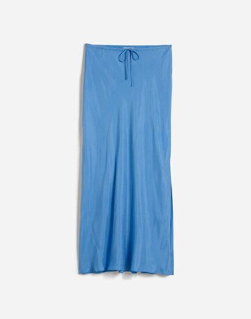 Tie-Waist Maxi Slip Skirt in Cupro Blend | Madewell